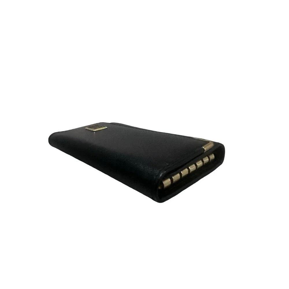 Dunhill Black Leather Key Wallet